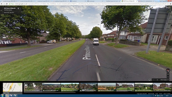 The photo for Darnall Space for Cycling request.