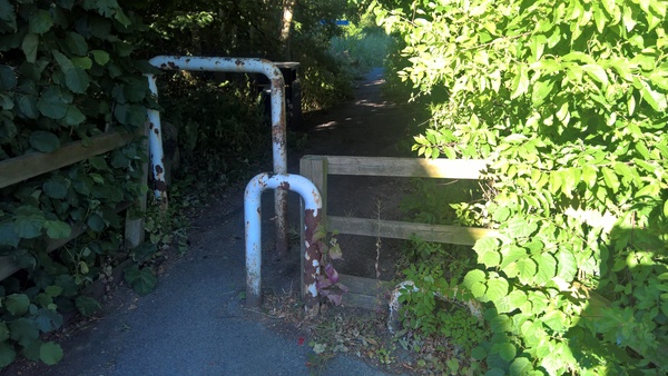 The photo for Augmented barrier between Clifton Backies & Herdwick Close/Water End.